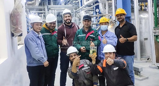 埃及200t/d精煉項目順利投產